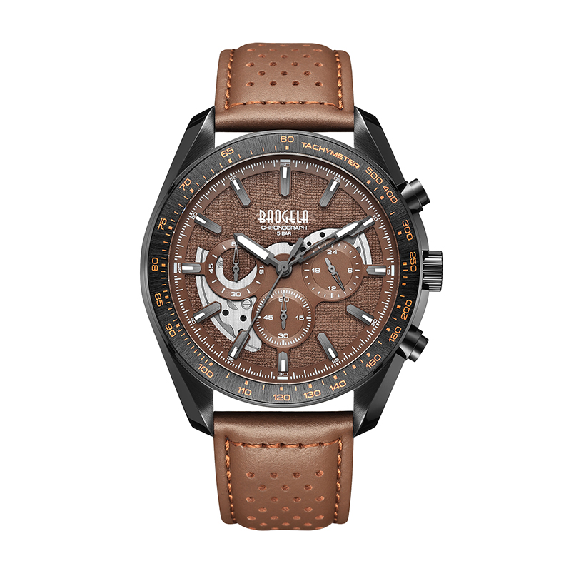 Baogela New Luxury Men Sport Quartz Male Chronograph Calenger Japan Motion